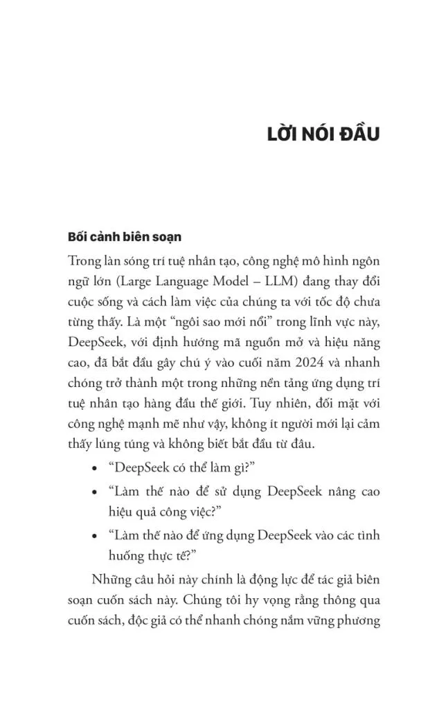 DEEPSEEK ỨNG DỤNG